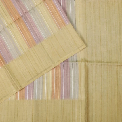 Beige Tussar Fancy Saree (2)