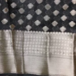 Black Mangalagiri fancy saree (4)