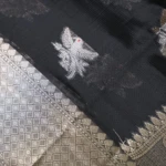 Black Mangalagiri fancy saree (5)