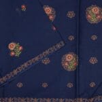 Blue Cotton Saree - Image 2