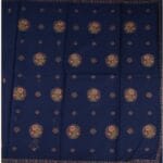 Blue Cotton Saree - Image 3