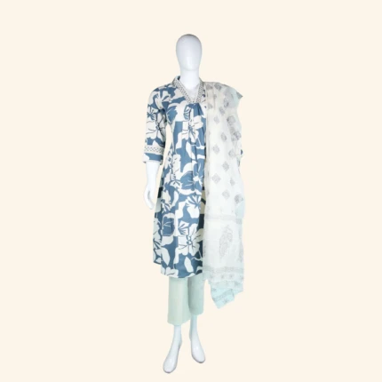 BLUE KURTI SET (1)