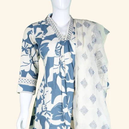 BLUE KURTI SET (2)