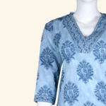 BLUE KURTI SET (4)