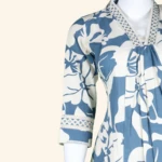 BLUE KURTI SET (4)