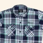 Boys Blue Checks Shirt - Image 3