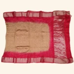 Brown chanderi fancy saree (3)