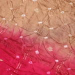 Brown chanderi fancy saree (5)