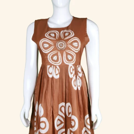 BROWN LONG FROCK (2)