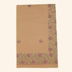 Warm Beige Cotton Saree