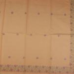 Warm Beige Cotton Saree - Image 3