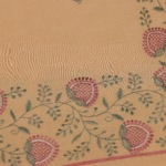 Warm Beige Cotton Saree - Image 5