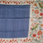 Deep Blue Tussar Fancy Saree (3)