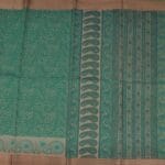 Green Chanderi Cotton Saree - Image 3