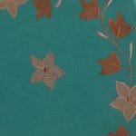 Green Cotton Saree - Image 5