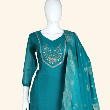 GREEN KURTI SET(2)