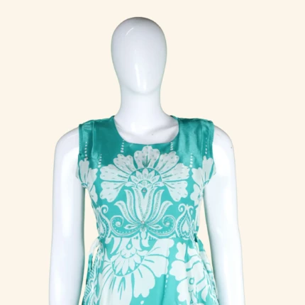 GREEN LONG FROCK (2)