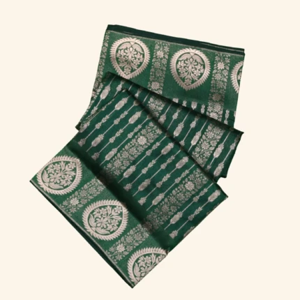 Green Tussar Fancy Saree# (1)