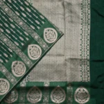 Green Tussar Fancy Saree# (2)