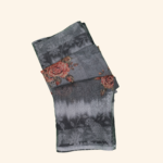 Grey Lenin Fancy Saree