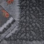 Grey Lenin Fancy Saree - Image 2