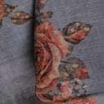 Grey Lenin Fancy Saree - Image 5