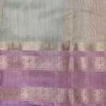Light Blue Banaras Tissue Fancy Saree (4)