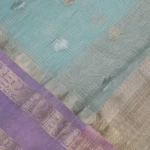 Light Blue Banaras Tissue Fancy Saree (5)