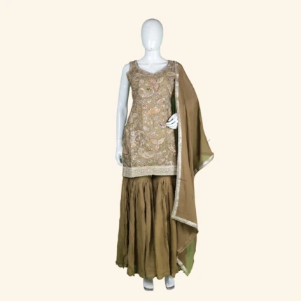 LIGHT GOLD SHARARA (1)
