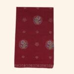 Maroon Cotton Saree