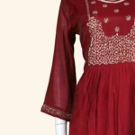 MAROON KURTI SET (4)