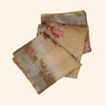 Mustard Yellow Lenin Fancy Saree
