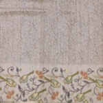 Olive Green Tussar Fancy Saree (4)