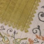 Olive Green Tussar Fancy Saree (5)