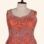 Orange Long Frock - Image 4