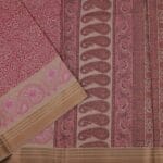 Pink Chanderi Cotton Saree - Image 2