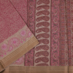 Pink Chanderi Cotton Saree - Image 2