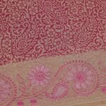 Pink Chanderi Cotton Saree - Image 5