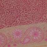 Pink Chanderi Cotton Saree - Image 5