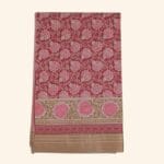 Pink Chanderi Cotton Saree