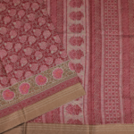 Pink Chanderi Cotton Saree - Image 2
