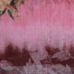 Pink Lenin Fancy Saree - Image 5