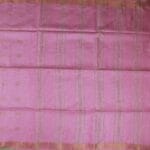 Pink Tussar Saree - Image 3