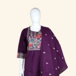 PURPLE KURTI SET (2)