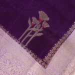 purple tussar fancy saree (5)