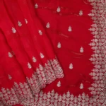 Red Work Saree (2)