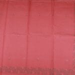 Salmon Peach Cotton Saree - Image 3