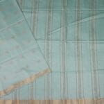 Teal Tussar Fancy Saree - Image 2