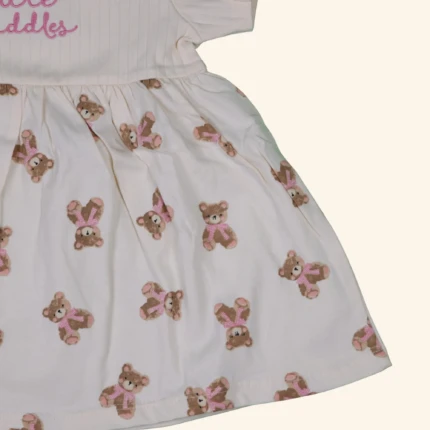 Baby Girl Beige Frock (1)