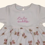 Baby Girl Beige Frock (3)